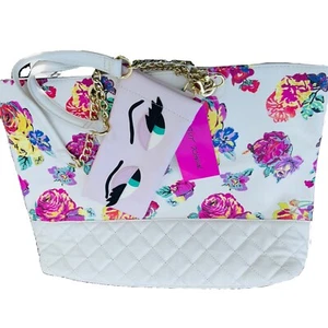 Betsey Johnson LARGE Women’s Handbag - Shoulder Bag - Tote - Purse - BRAND NEW - Picture 1 of 23