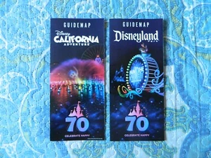 Disneyland DCA Set Mappa Guida 70° Anniversario - Foto 1 di 6