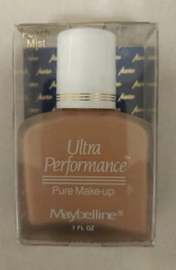 Vintage Makeup! Maybelline Ultra Performance Pure Makeup! Peach Mist! NICE ITEM - Picture 1 of 7