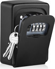 Key Lock Box for outside - Sturdy and Durable Lock Box for House Key,5 Key Capac