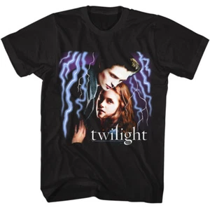 Twilight Movie T- Shirt Edward & Bella Adult New Licensed Black Cotton SM - 5XL - Picture 1 of 3