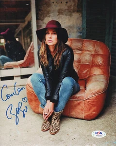 ZAZIE AWESOME FRENCH SINGER & FASHION MODEL INSCRIBED POSED PHOTO PSA - Foto 1 di 3