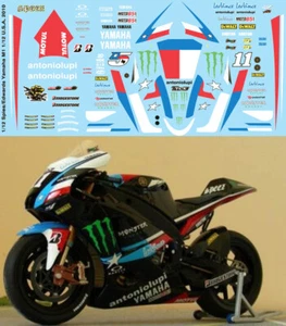 1/12 Decals per YAMAHA M1 Colin Edwards Spies INDIANAPOLIS 2010 TBD92 - Picture 1 of 1