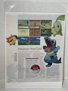 Pokémon Heart Gold video game preview magazine print ad wall art ephemera - Picture 1 of 8