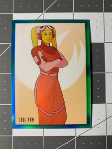 2023 Topps Cromato Star Wars Galaxy WSW-1 Hera Syndulla AQUA/199 - Foto 1 di 1