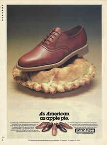 1981 Manistee Casual Shoes Mens Fashion vintage print ad 80's advertisement - Picture 1 of 1
