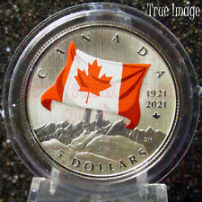 1921-2021 - Moments to Hold #4 - Canada’s National Colours - $5 Pure Silver Coin