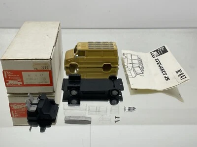 MVI K47 PEUGEOT J5 FOURGON POMPIERS FIRE VAN -1:43- UNBUILT RESIN KIT IN BOX - Photo 1/4