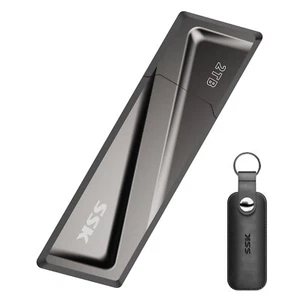SSK SSD USB Flash Drive USB 3.2 550MB/s + USB C Adapte For Laptop Smartphone - Picture 1 of 39