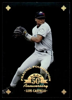 1998 Leaf Fractal Foundations Luis Castillo 1908/3999 Florida Marlins #136 - Image 1 of 2