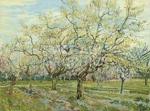 The White Orchard 1888, Van Gogh, Wall Art Print Poster 11" x 14"  1613 - Picture 1 of 2