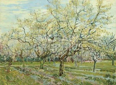 The White Orchard 1888, Van Gogh, Wall Art Print Poster 11" x 14"  1613 - Image 1 of 2