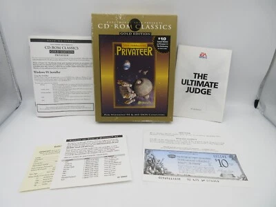 Vintage Wing Commander: Privateer Gold Edition  1996 Big Box BOX & INSERTS ONLY - Image 1 of 4