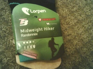 LORPEN T3 Damen MIDWEIGHT HIKER Socken, SMALL, NEU - Bild 1 von 2