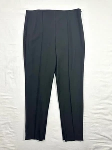 Pantalones Theory Mujer 10 Negro Cigarrillo Ajustado Recto Pintuck Traje - Imagen 1 de 17