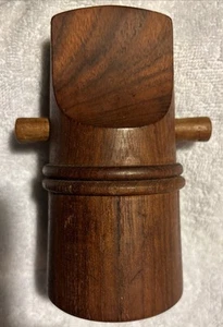 Dansk Flathead 834 Jens Quistgaard Denmark Danish Teak Wood Pepper Mill Salt MCM - Picture 1 of 7