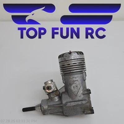 Super Tigre 51 8.5cc Nitro 2-Stroke Airplane Engine Vintage - Image 1 of 4