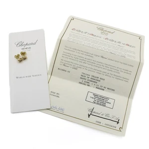Chopard Oro 18k "Happy Heart" .10ctw. Pendientes solitarios redondos de diamantes #JB363-2 - Imagen 1 de 7