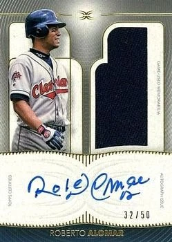 2021 Topps Definitive Autographed Relic Roberto Alomar #DARC-RA2 Indians #26/50 - Image 1 of 2