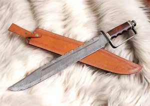 Hand Forged Viking Personalized Damascus steel sword | Custom fantasy sword - Picture 1 of 7