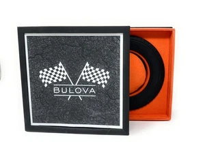 Bulova Racing "Bold at Heart" Since 1875 Display/Storage Box Only - 6x6x3.5 - Picture 1 of 6