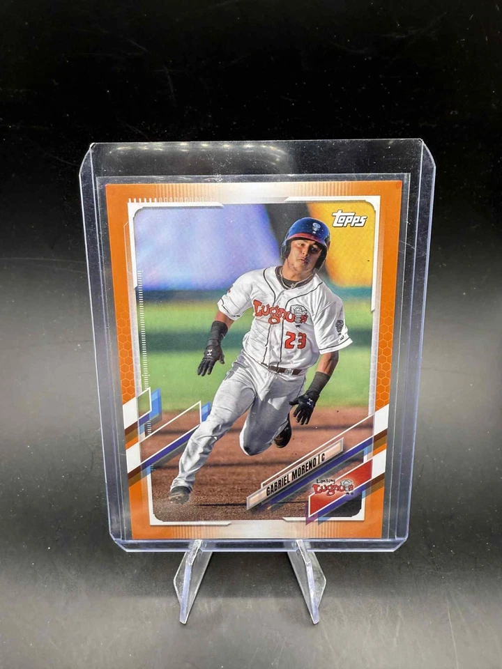 GABRIEL MORENO 2021 TOPPS PRO DEBUT ORANGE PARALLEL SP ROOKIE RC #/25 DBACKS - Image 1 of 2