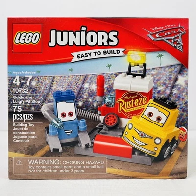 LEGO 10732 Juniors: Guido and Luigi's Pit Stop Disney Pixar Cars NEW Sealed 2017 - Image 1 of 4