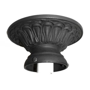 Country Ceiling Mounted Cast Iron Porch Light with 3.25 Inch Shade Fitter - Picture 1 of 2