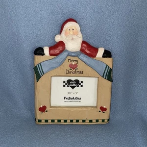 VTG EDDIE WALKER PerJinkities Santa Merry Christmas Picture Frame 3.5" x 5" - Picture 1 of 22