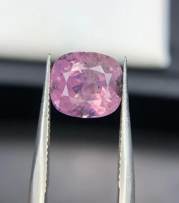 3.65 Cts Natural Included Sapphire gemstone Pink Color Cushion Shape From Afghan - Image 1 of 4