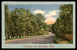 Postcard Greetings from Maumee, Ohio - Picture 1 of 2