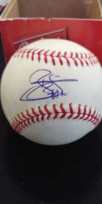 Reggie Sanders signed OML  Baseball JSA PSA guaranteed Cincinnati Reds - Image 1 of 2