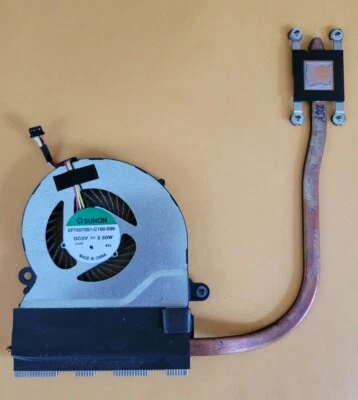 CPU Fan SUNON EF75070S1-C160-S99 Cooling Fan w/ Heat Sink, Screws from ACER Used - Image 1 of 4