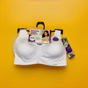 🤍 REGGISENO PULLOVER KINDLY YOUR BIANCO PICCOLO LOUNGE BRALETTE MORBIDO COMODO - Foto 1 di 6