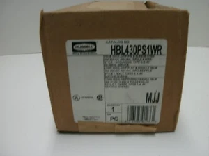 HUBBELL HBL430PS1W PIN AND SLEEVE PLUG 3P4W 30 AMP 250VDC / 600VAC 50-400 HZ - Picture 1 of 8