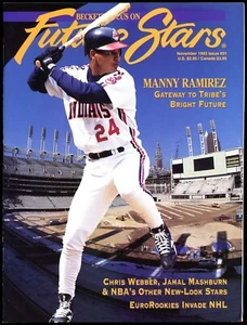 Rivista Manny Ramirez Jerome Bettis novembre 1993 Beckett Future Stars #31 - Foto 1 di 2