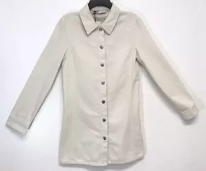 Neu mit Etikett Zara Medium Button Down Mantel Jacke - Bild 1 von 9