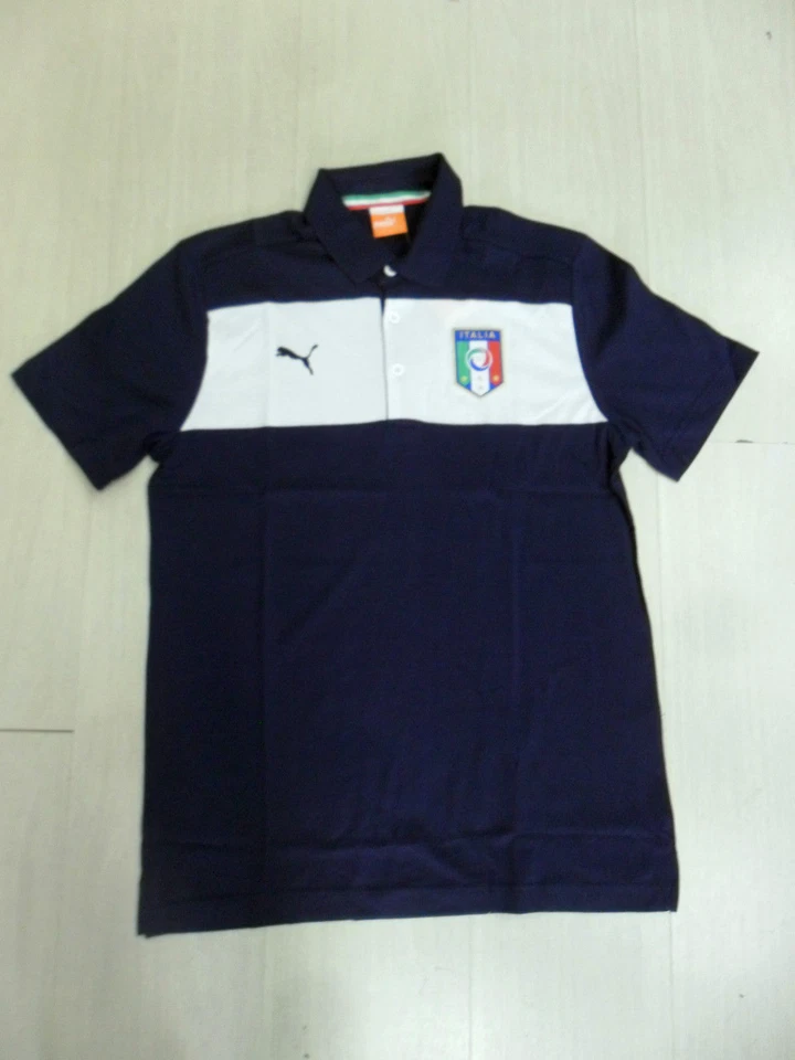 10104 ITALIA PUMA EURO 2012 PUMA ITALIA POLO BLU RAPPRESENTANZA OFFICIAL PO - Immagine 1 di 1