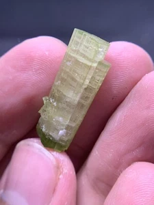 3,04 g natürlicher grüner Cap Turmalin Kristall aus Chapu Mine Herkunft Skardu. - Bild 1 von 6
