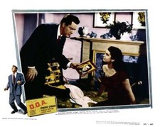 Doa Lobby Card Edmund Obrien Laurette Luez 1950 OLD MOVIE PHOTO