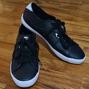 Umbro Milton X Seattle Leather Casual Low Shoes Sneakers Mens 13 Black/White EUC - Picture 1 of 12