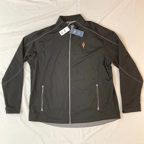 *NWT* ARIZONA STATE SUN DEVILS Cutter & Buck NCAA Zip-Up Jacket Coat (2XLT) Cover