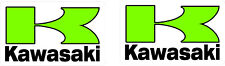 #3746 (2) 2" Kawasaki Vintage REPRO Racing Sticker Decal LAMINATED PAIR H1 H2