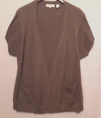 Cárdigan suéter Inhabit 100 % cachemir tostado suave ligero M para mujer Foto 1 de 4