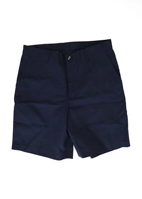Мужские повседневные шорты Edwards новые плоские спереди темно-синие размер 32 - Изображение 1 из 2