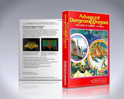Intellivision UGC - NO GAME - Advanced Dungeons and Dragons - Treasure of Tarmin - Image 1 of 3