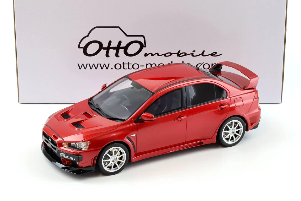 OTTOMOBILE MITSUBISHI Lancer EVO X FQ 400 2012 Rosso 1/18 OT1084