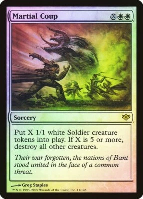 Conflux   MTG  FOIL  Martial Coup  Magic - Image 1 of 2