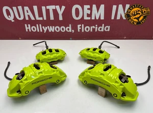 2010-2023 PORSCHE PANAMERA FRONT REAR LEFT & RIGHT BRAKE CALIPERS BREMBO OEM - Bild 1 von 18