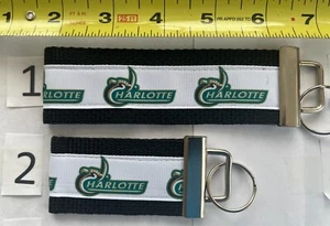 UNC Charlotte Keychain Fob gift for Him Her Mom Dad Niners Stocking Stuffer - Picture 1 of 1